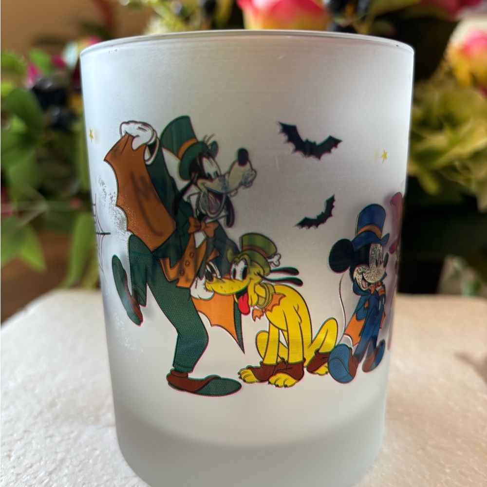 Cute Disney Halloween Frosted Glass